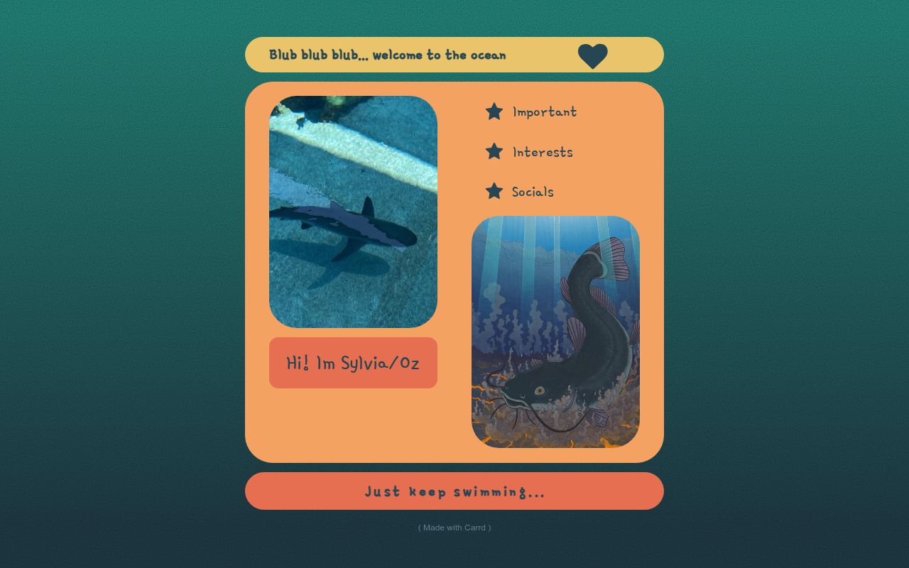 Carrd profile picture for @swim